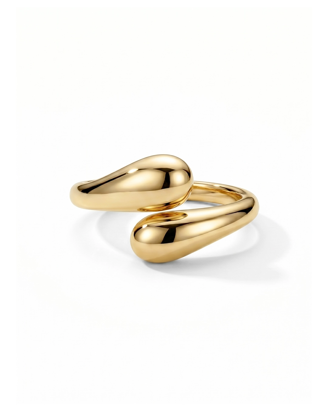 Anillo Minimalista con Doble Bola - Acero Inoxidable